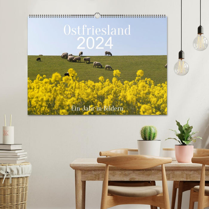 Ostfriesland - Ein Jahr in Bildern (CALVENDO Wandkalender 2024)