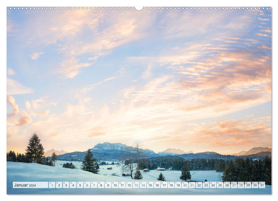 Bastelkalender Landschaften 2024 (CALVENDO Premium Wandkalender 2024)