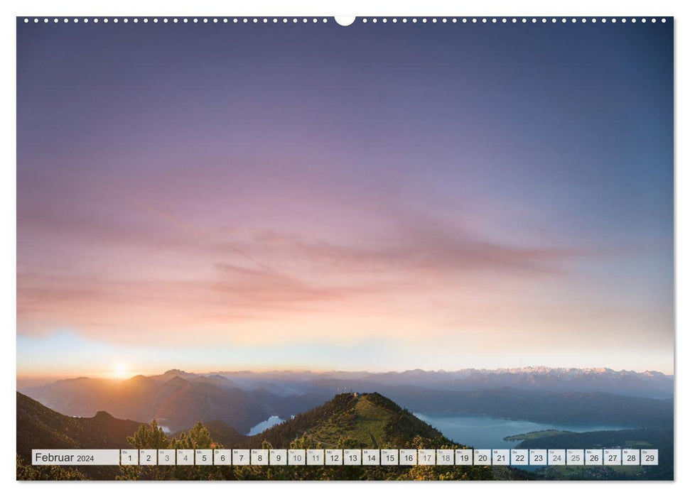 Bastelkalender Landschaften 2024 (CALVENDO Premium Wandkalender 2024)