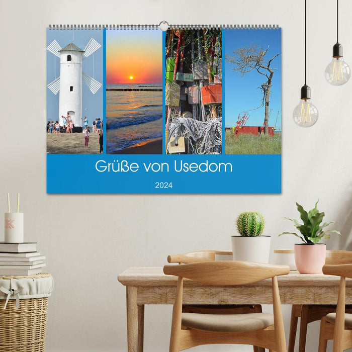 Grüße von Usedom (CALVENDO Wandkalender 2024)