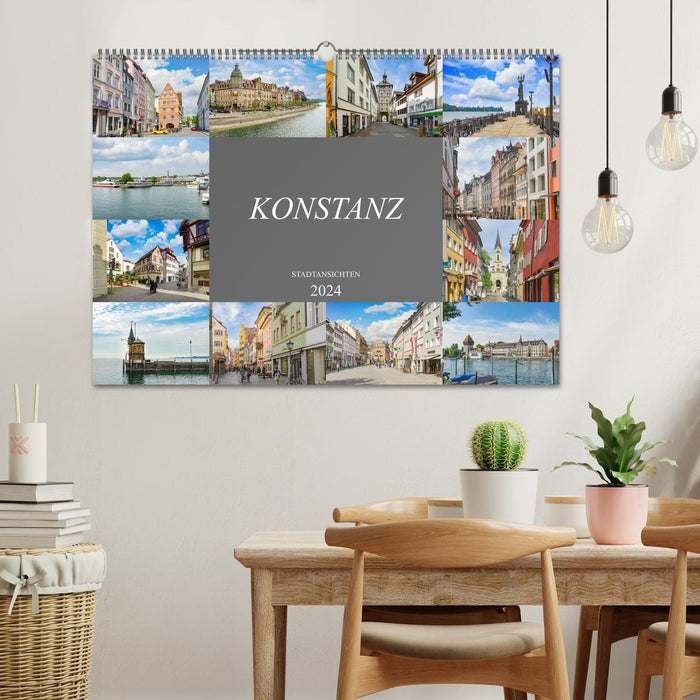Konstanz Stadtansichten (CALVENDO Wandkalender 2024)