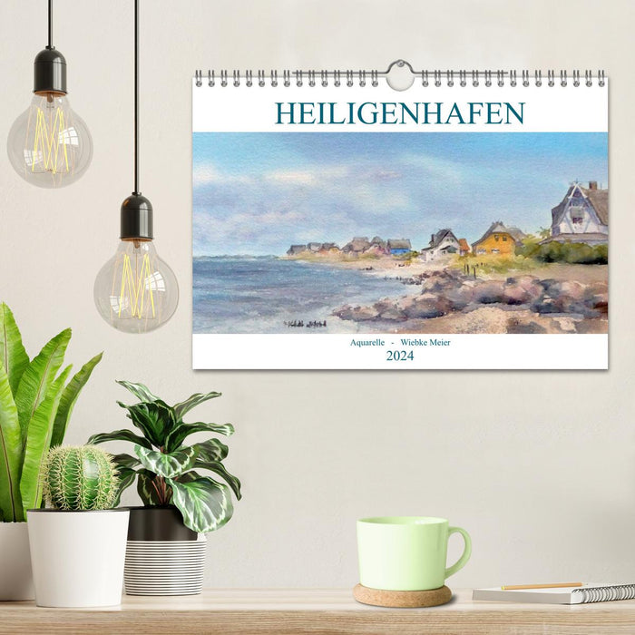 Heiligenhafenaquarelle (CALVENDO Wandkalender 2024)
