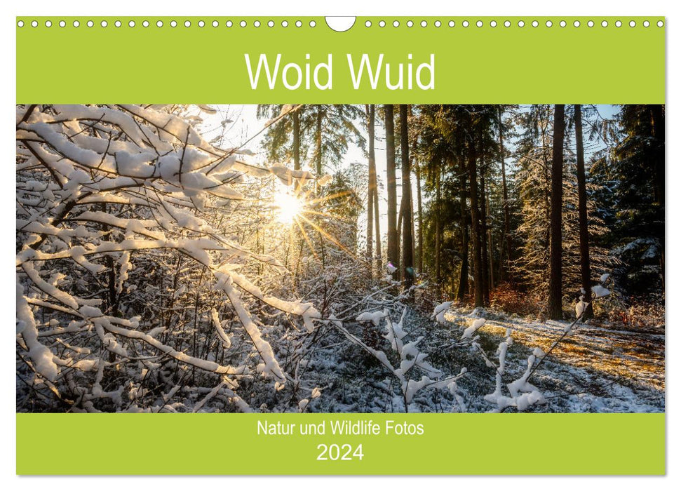 Woid Wuid - Natur und Wildlifefotos (CALVENDO Wandkalender 2024)