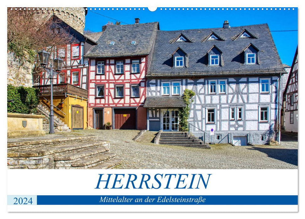Herrstein - Mittelalter an der Edelsteinstraße (CALVENDO Wandkalender 2024)