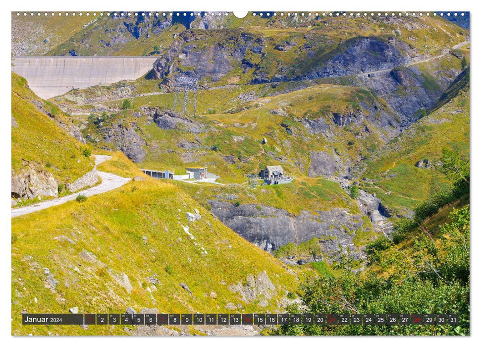 Alpes tessinoises - Au-dessus de la vallée de Bavona (Calendrier mural CALVENDO Premium 2024) 
