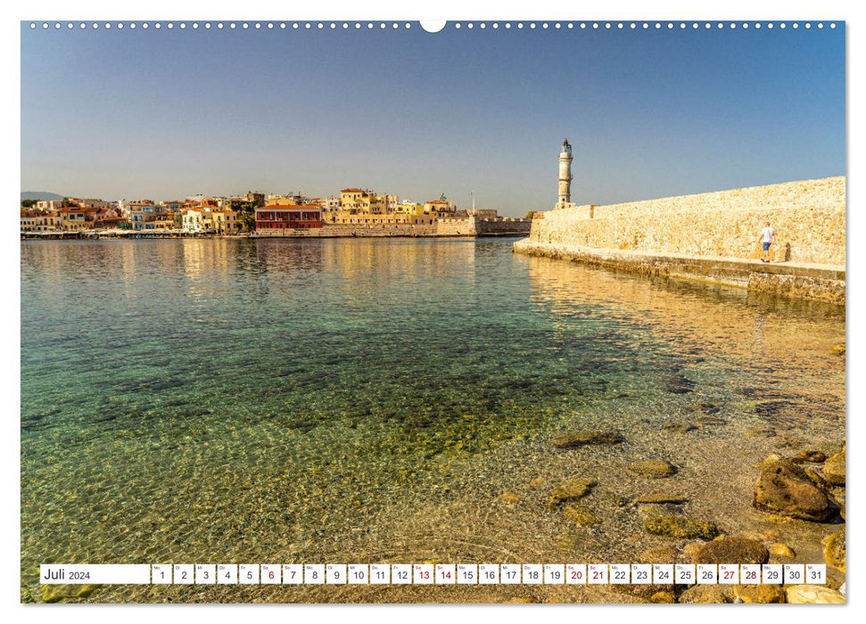 Crète - Chania (Calvendo Premium Wall Calendar 2024) 