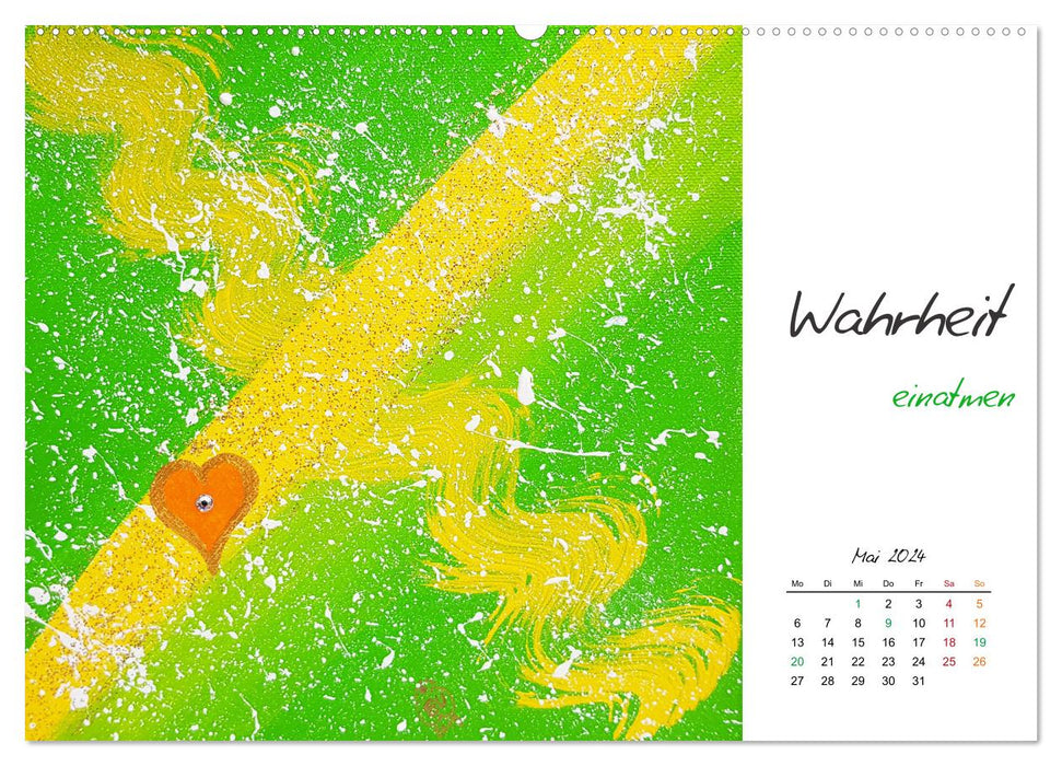 SeelenFreudeBilder - Farbenfrohe Impulse zum Entspannen und Träumen (CALVENDO Premium Wandkalender 2024)