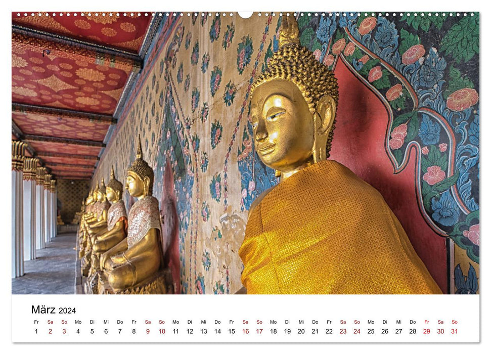 Der Königspalast in Bangkok (CALVENDO Wandkalender 2024)