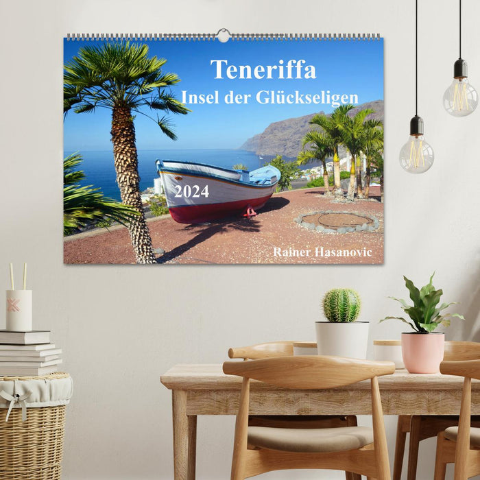 Teneriffa - Insel der Glückseligen (CALVENDO Wandkalender 2024)