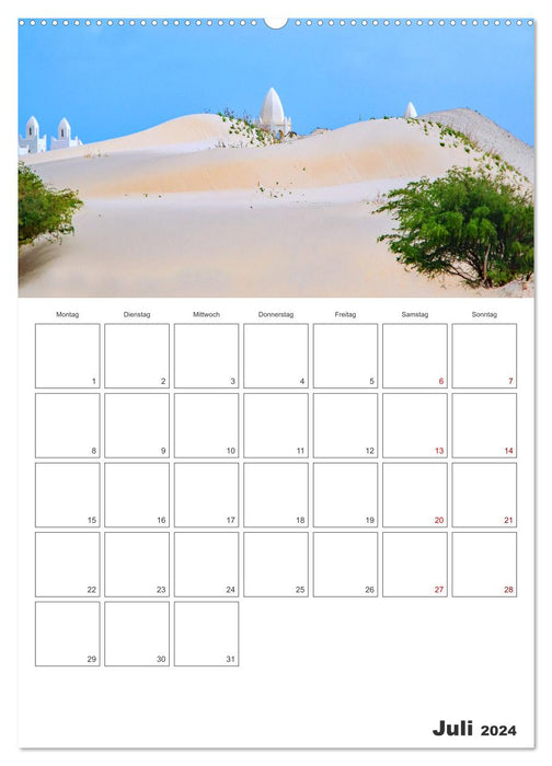 Dünenlandschaft von Boa Vista Urlaubsplaner (CALVENDO Premium Wandkalender 2024)