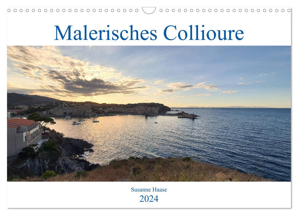 Collioure pittoresque dans le sud de la France (calendrier mural CALVENDO 2024) 