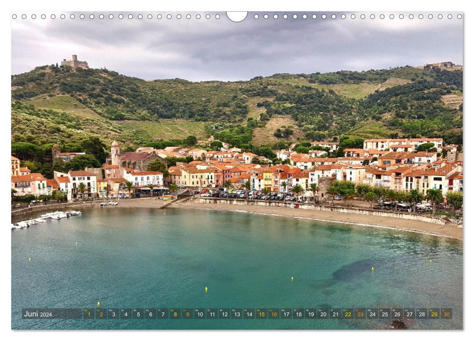 Collioure pittoresque dans le sud de la France (calendrier mural CALVENDO 2024) 