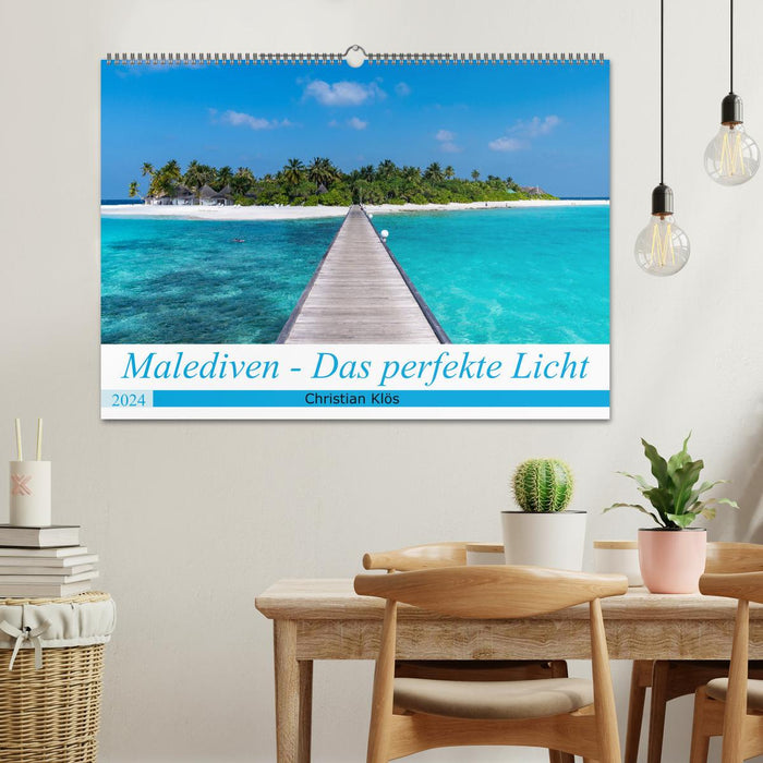 Maldives - La lumière parfaite (Calendrier mural CALVENDO 2024) 