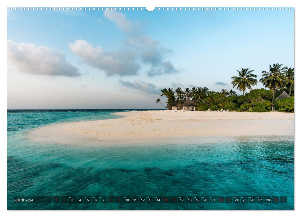 Maldives - La lumière parfaite (Calendrier mural CALVENDO 2024) 