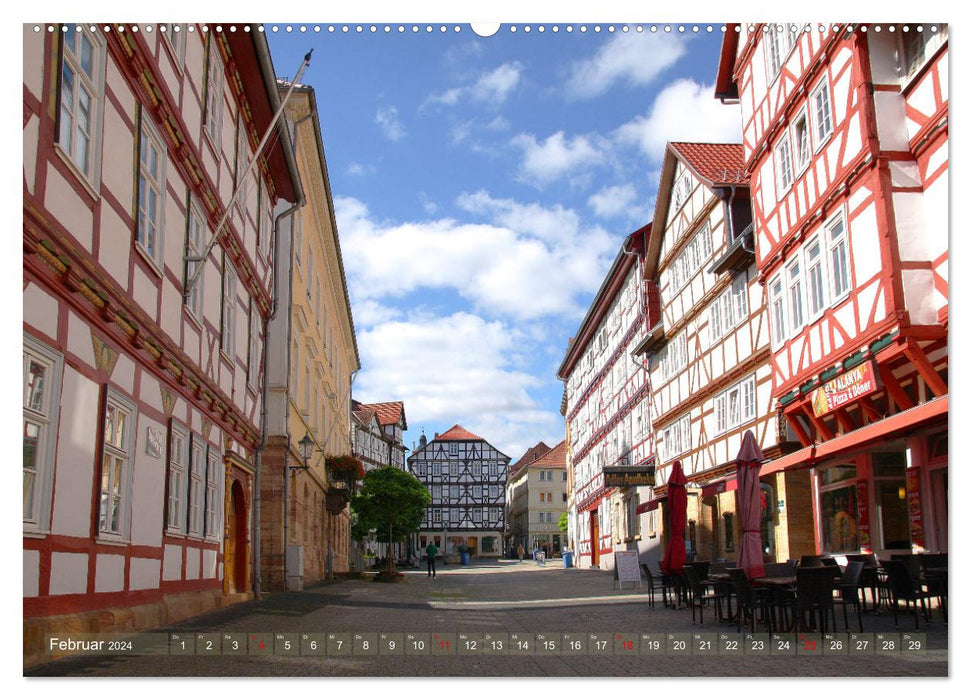 Deutschlandreise - Ein Spaziergang durch Eschwege (CALVENDO Wandkalender 2024)