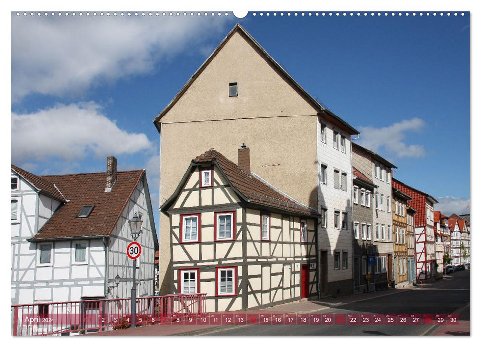 Deutschlandreise - Ein Spaziergang durch Eschwege (CALVENDO Wandkalender 2024)