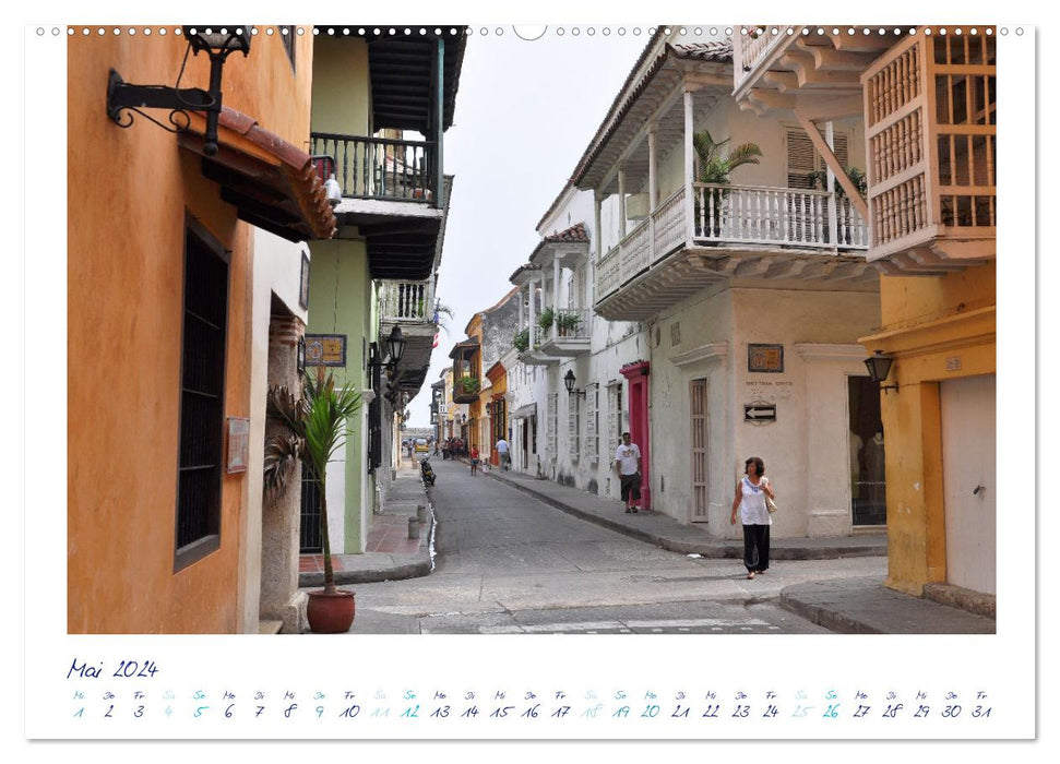 Cartagena - Die Jagd nach El Corazón (CALVENDO Premium Wandkalender 2024)