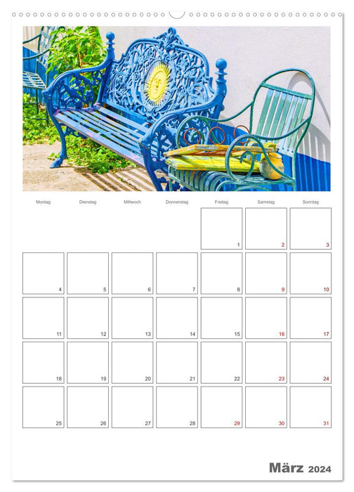 Philipsburg - ville au charme caribéen (calendrier mural CALVENDO 2024) 