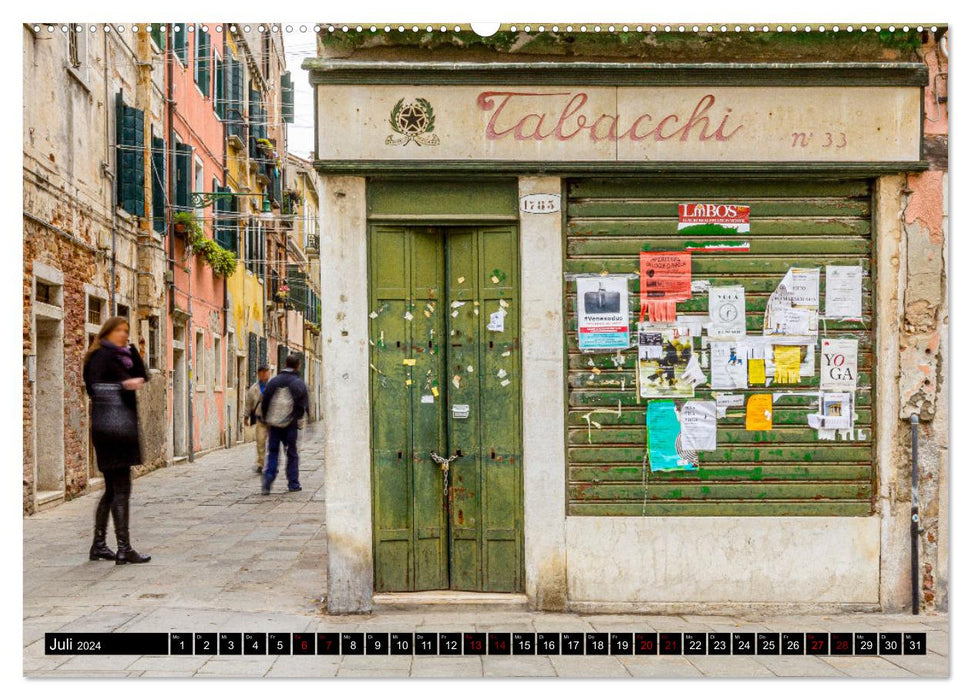 Läden in Venedig (CALVENDO Premium Wandkalender 2024)