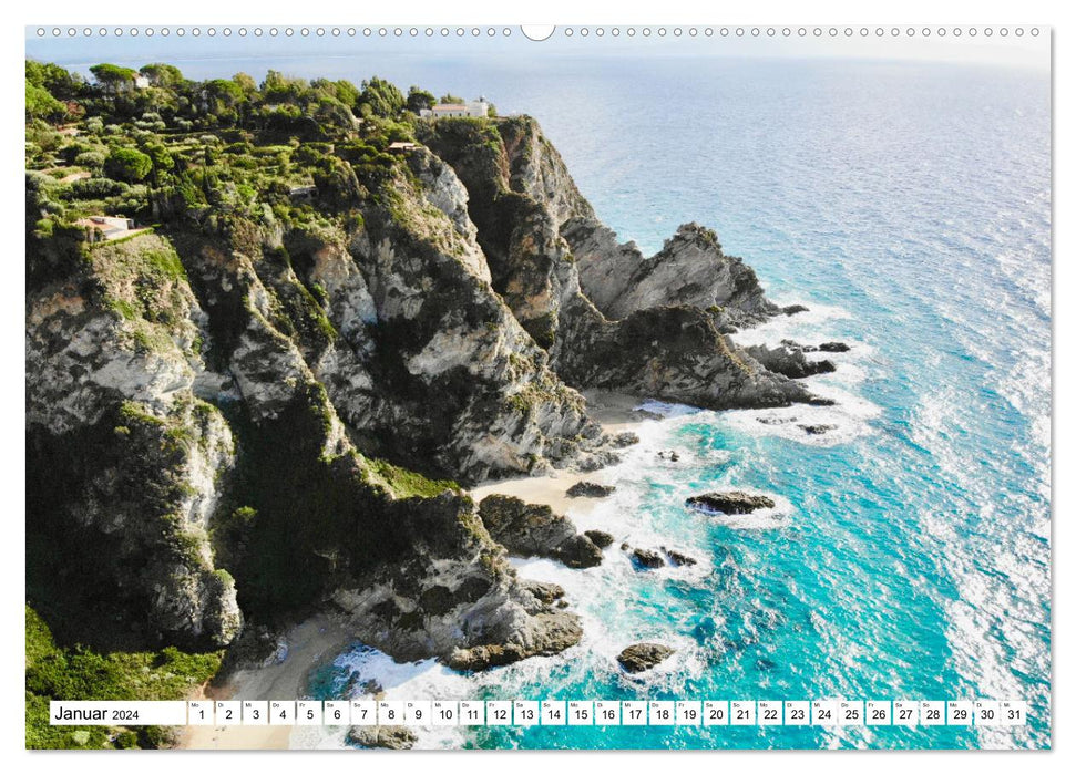 Kalabrien - Entlang der spektakulären Küste Süditaliens (CALVENDO Wandkalender 2024)
