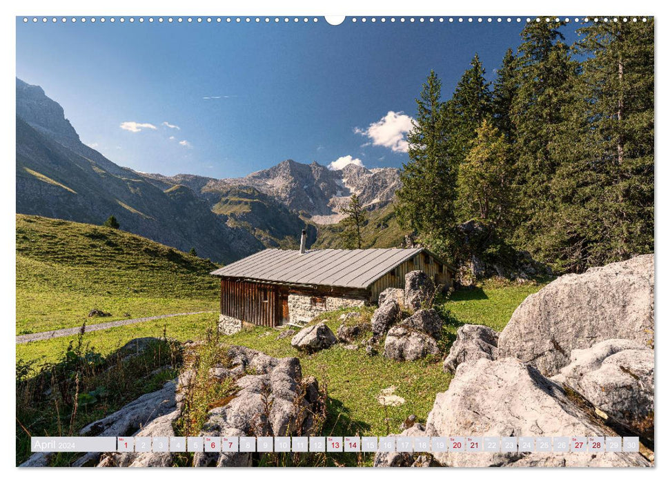 Bergwelten - Lech Zürs Arlberg (CALVENDO Wandkalender 2024)