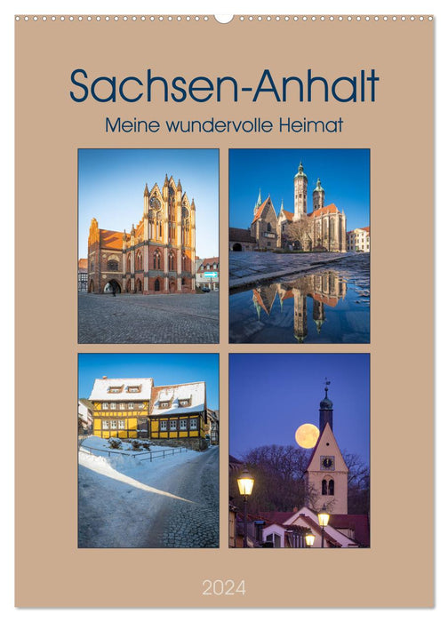 Sachsen-Anhalt - Meine wundervolle Heimat (CALVENDO Wandkalender 2024)