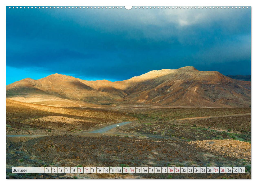 Fuerteventura sable et couleurs vives (Calendrier mural CALVENDO Premium 2024) 