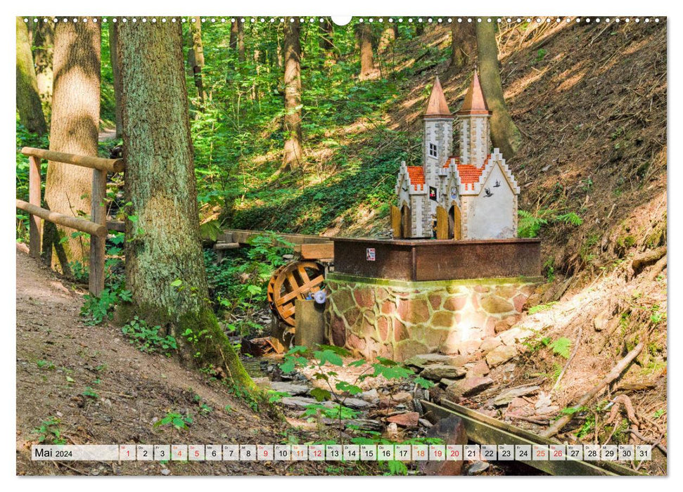 Forêt de contes de fées Wunschendorf an der Elster en Thuringe (Calvendo Premium Wall Calendar 2024) 