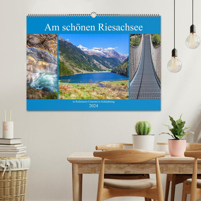 At the beautiful Riesachsee (CALVENDO wall calendar 2024) 