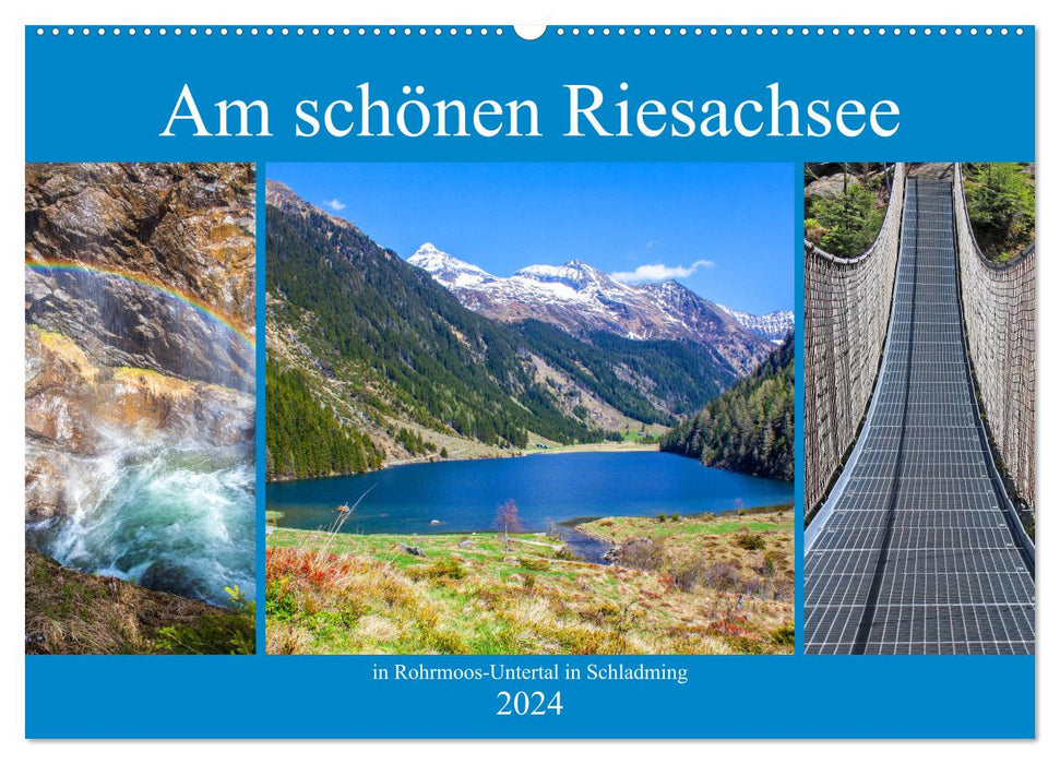 At the beautiful Riesachsee (CALVENDO wall calendar 2024) 