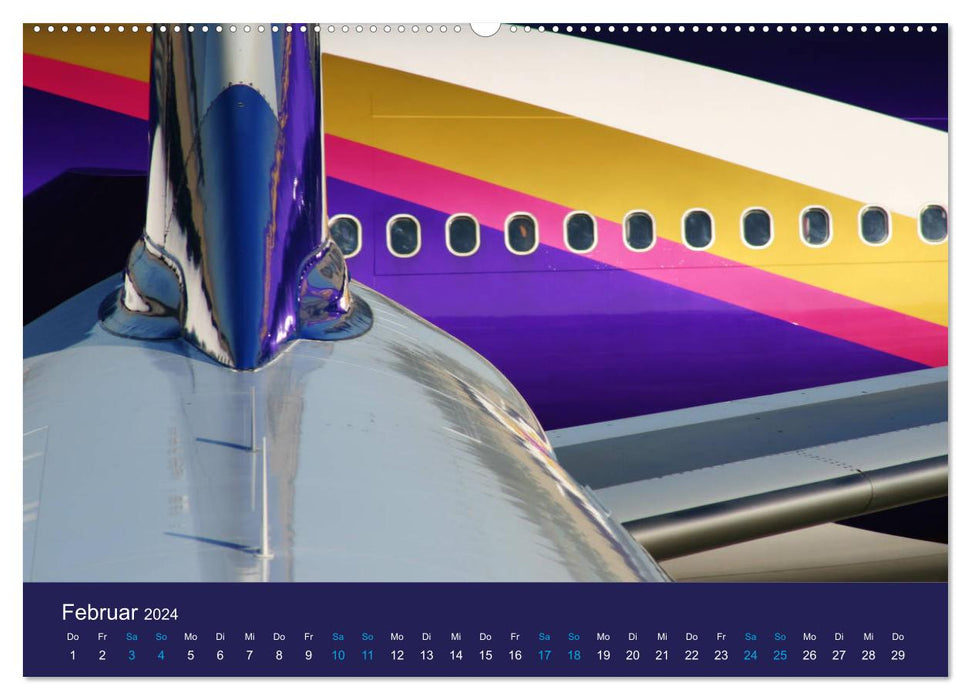 Rare Aviation Perspectives (CALVENDO Premium Wall Calendar 2024) 