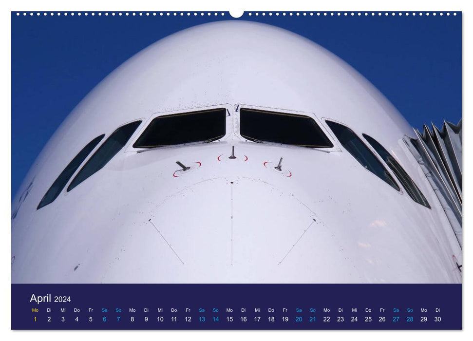 Seltene Luftfahrt Perspektiven (CALVENDO Premium Wandkalender 2024)
