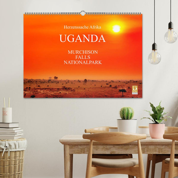 UGANDA - Murchison Falls National Park (CALVENDO wall calendar 2024) 
