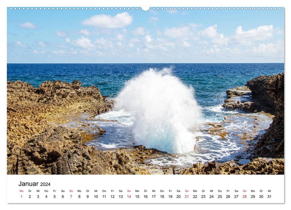 Curacao, the multi-faceted Caribbean island (CALVENDO wall calendar 2024) 