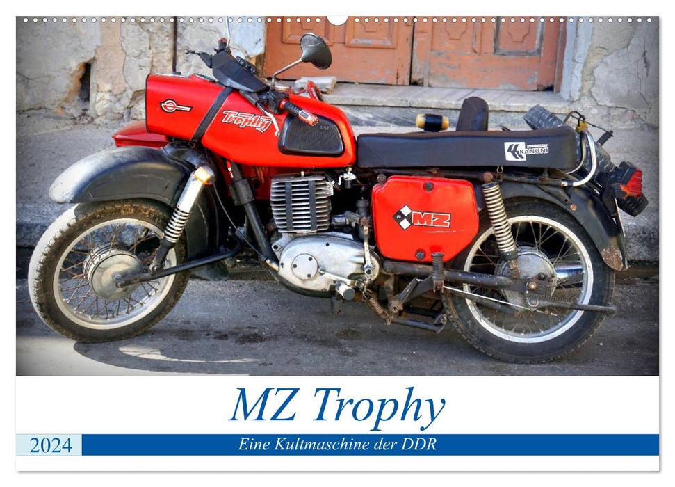 MZ Trophy - Eine Kultmaschine der DDR (CALVENDO Wandkalender 2024)