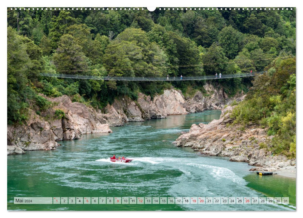 Neuseeland - Wandelnde Landschaften (CALVENDO Premium Wandkalender 2024)