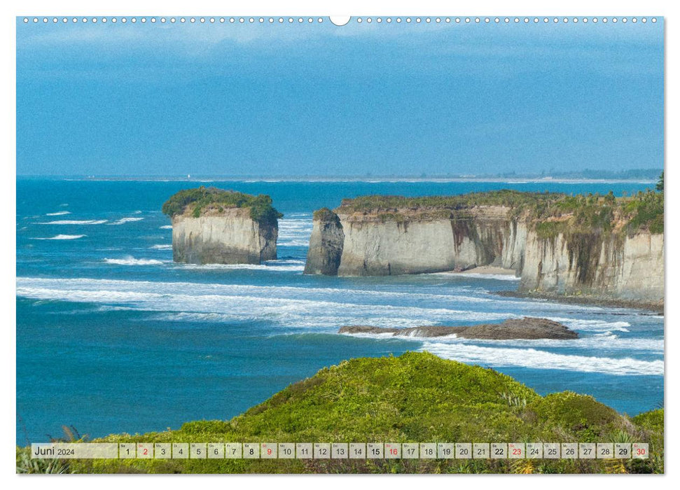 Neuseeland - Wandelnde Landschaften (CALVENDO Premium Wandkalender 2024)