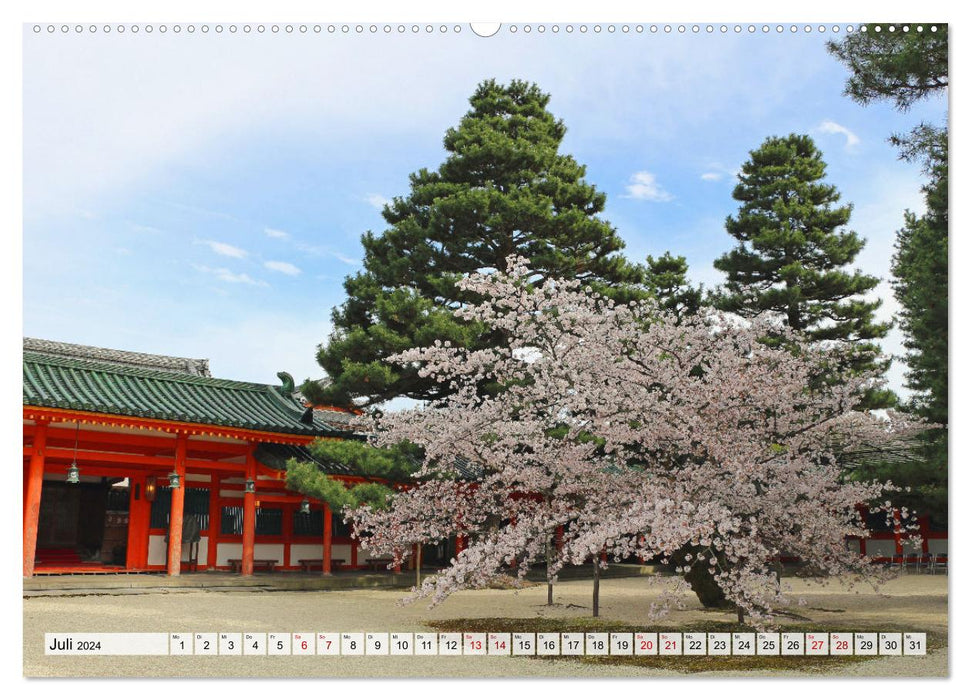 Japan, the land of the rising sun (CALVENDO Premium Wall Calendar 2024) 