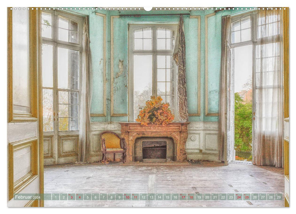 Lost Places - Faszination Türen und Fenster (CALVENDO Wandkalender 2024)