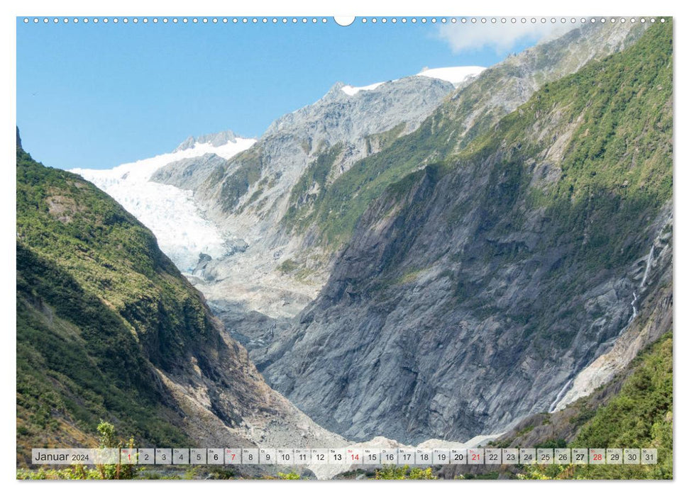 Neuseeland - Wandelnde Landschaften (CALVENDO Wandkalender 2024)