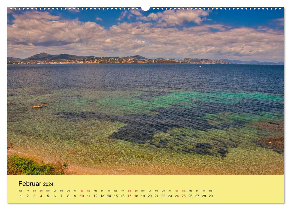 Natural paradises on the Côte d'Azur (CALVENDO wall calendar 2024) 