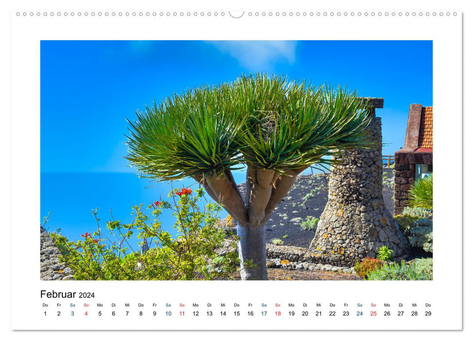 El Hierro - Island with all senses (CALVENDO Premium Wall Calendar 2024) 