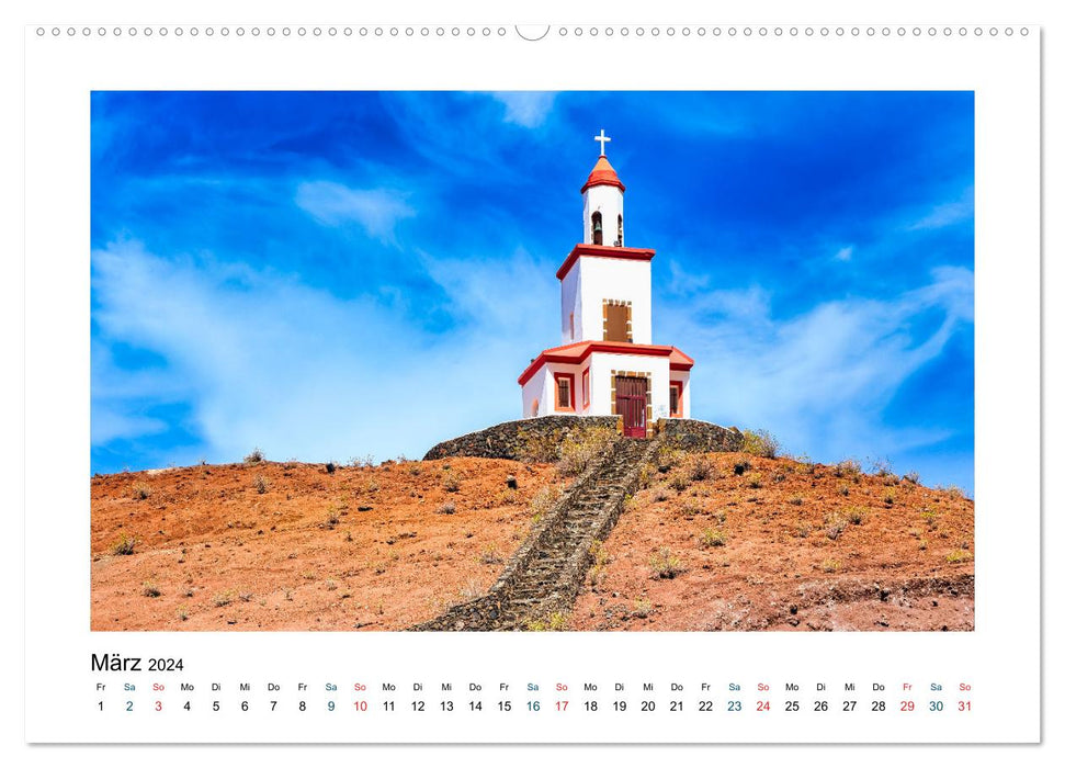 El Hierro - L'île avec tous les sens (Calvendo Premium Wall Calendar 2024) 