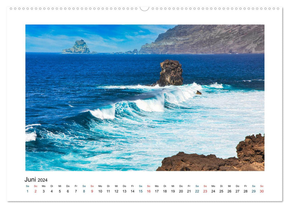 El Hierro - Island with all senses (CALVENDO Premium Wall Calendar 2024) 