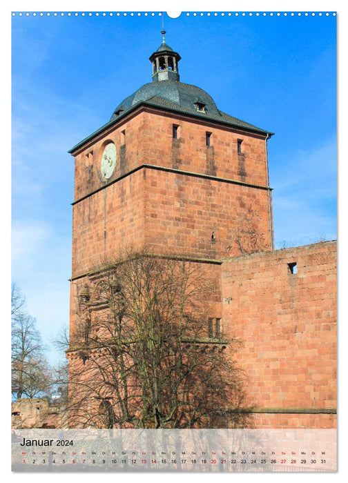 Vieux Heidelberg (calendrier mural CALVENDO 2024) 