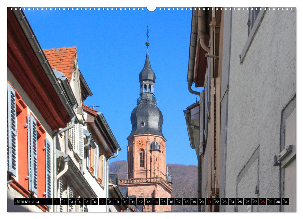 Heidelberg historique (Calvendo Premium Calendrier mural 2024) 