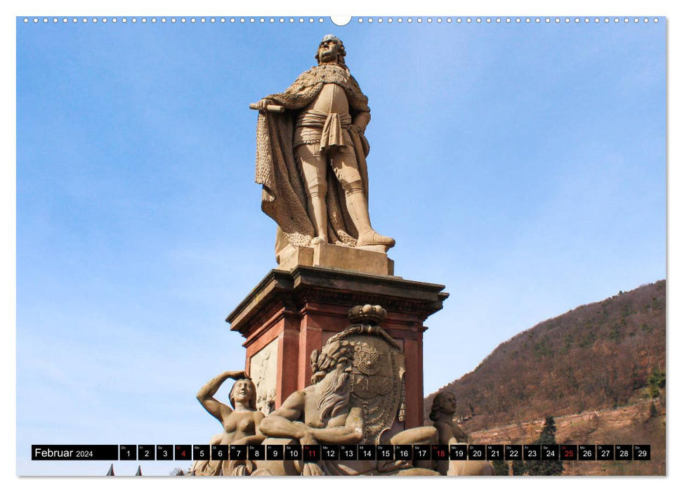 Historical Heidelberg (CALVENDO Premium Wall Calendar 2024) 