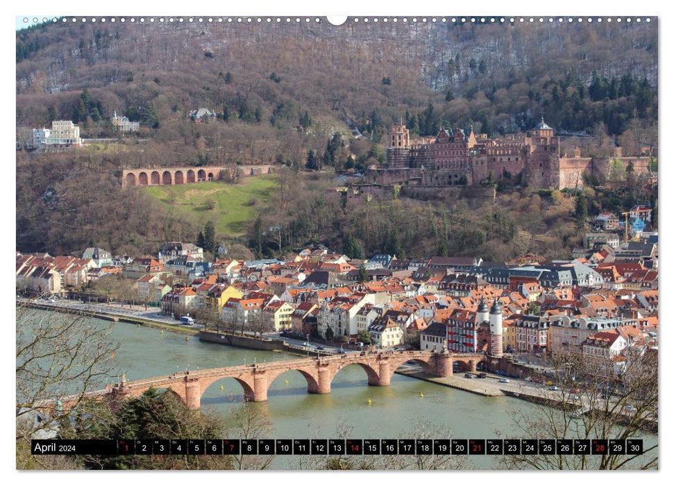 Heidelberg historique (Calvendo Premium Calendrier mural 2024) 