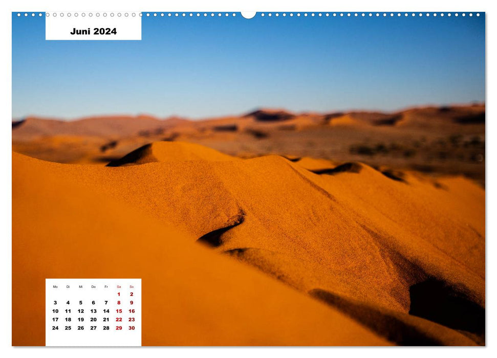 Désert magique - Le Namib (Calendrier mural CALVENDO 2024) 