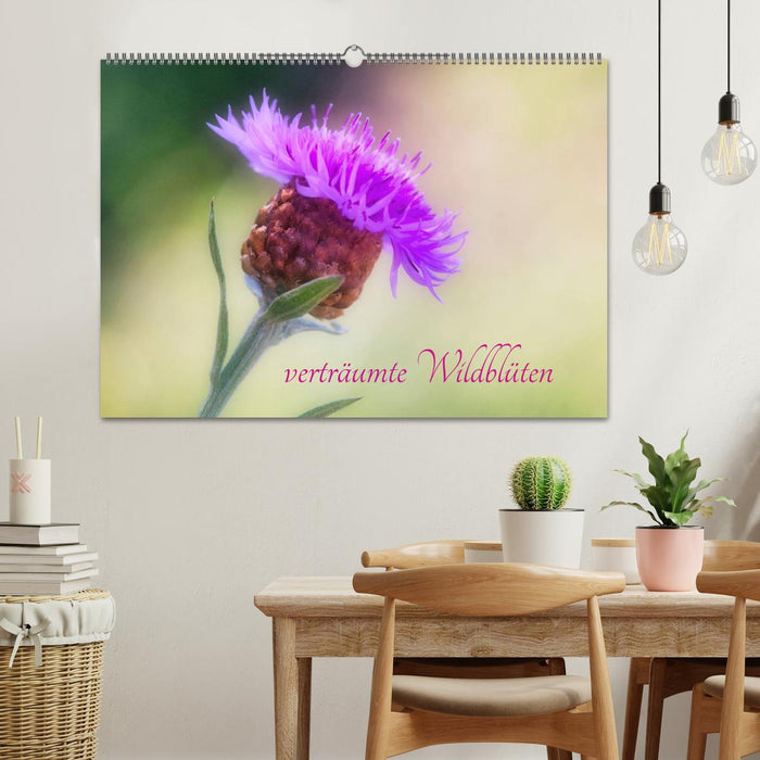 dreamy wild flowers (CALVENDO wall calendar 2024) 